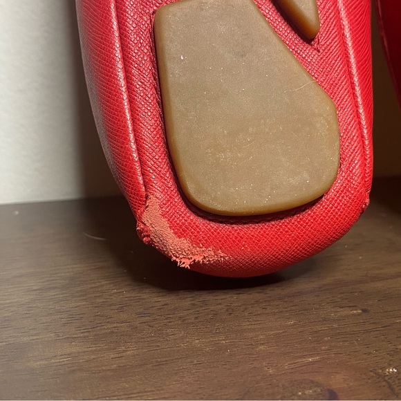 Michael Kors Red Moccasins with Gold Hardware ❤️✨ - Picture 5 of 6